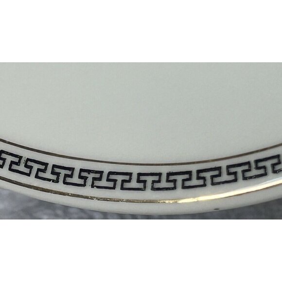 TK Thun Platter Large 16 1/8”L x 11 1/4”W Greek Key  Czechoslovakia VGUC - Picture 13 of 16
